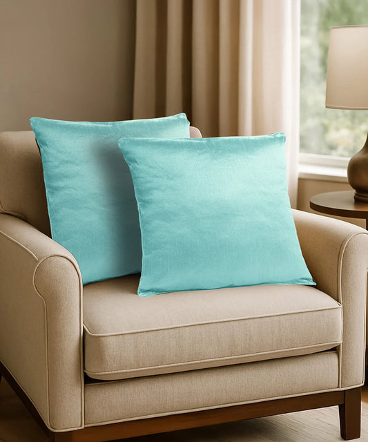 Everyday Solid Single Cushion, Manor Green| 250 GSM Polyester