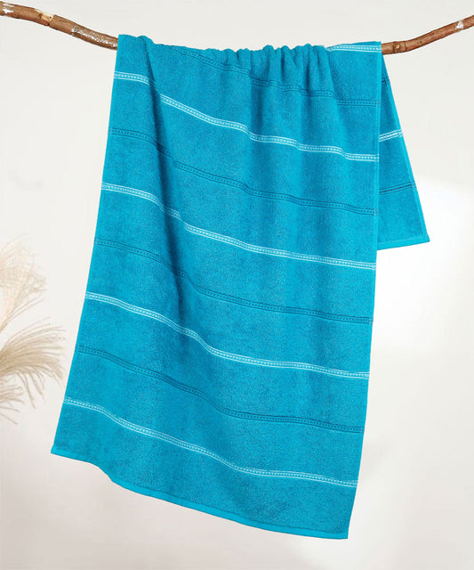 Urban Comfort Bath Towel, Tiffany Teal| 450 GSM Cotton|Dry Fast