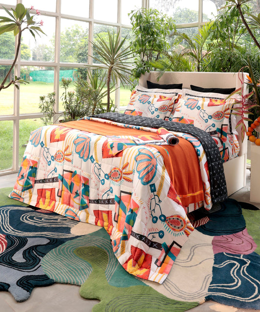 Shivan & Narresh King AC Blanket/Comforter, Surocco|400 TC Cotton Poly