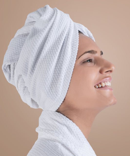 Urban Comfort Headwrap, Bright White | 240 GSM Cotton