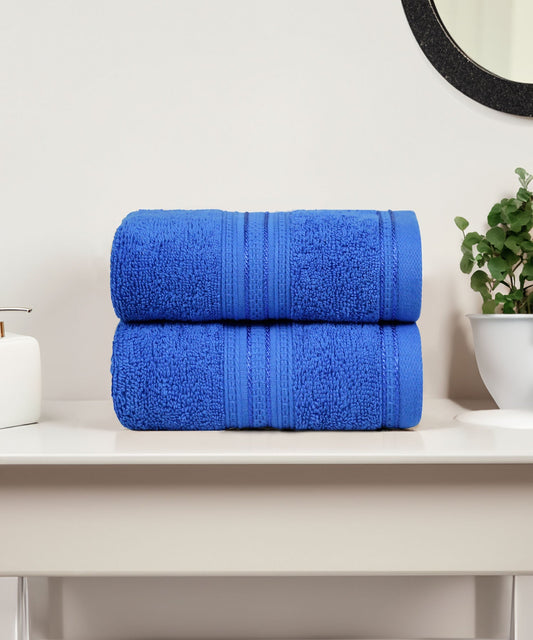Classic 1Pc Small Hand towel, Palace Blue| 525 GSM Cotton