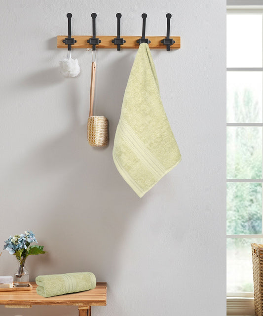 Classic 1Pc Small Hand towel, Nature Green| 525 GSM Cotton