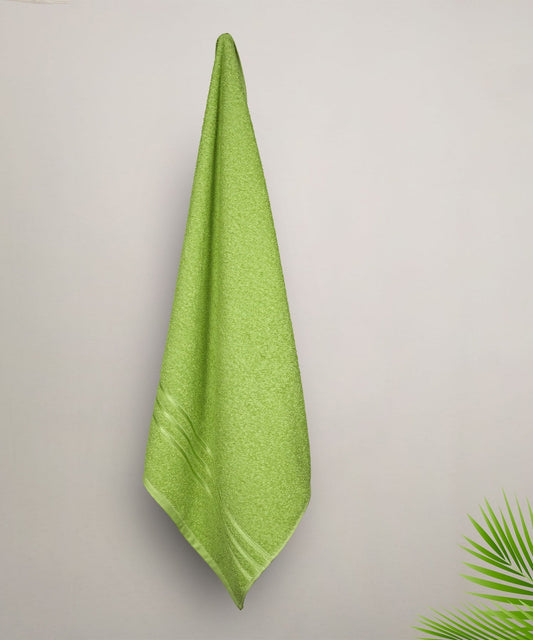 Comfort Living 1Pc Bath Towel, Lime Green|400 GSM Cotton| Quicky Dry