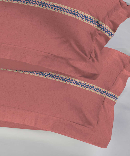 Soft Comfort Pillow Covers Set, Earthy Tale| 210 TC Cotton