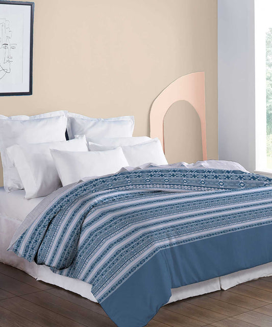Soft Comfort Double AC Blanket/Comforter, Ice Dust|210 TC-200 GSM Poly Cotton