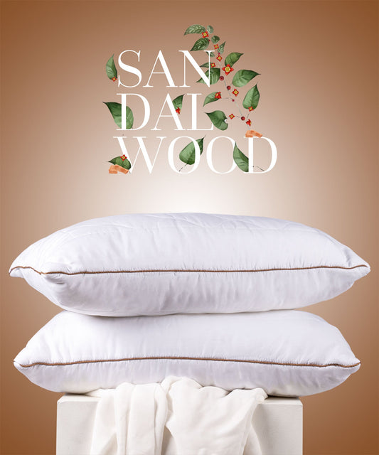 Aroma 1 Pc Pillow, Sandalwood|650 GSM Polyester