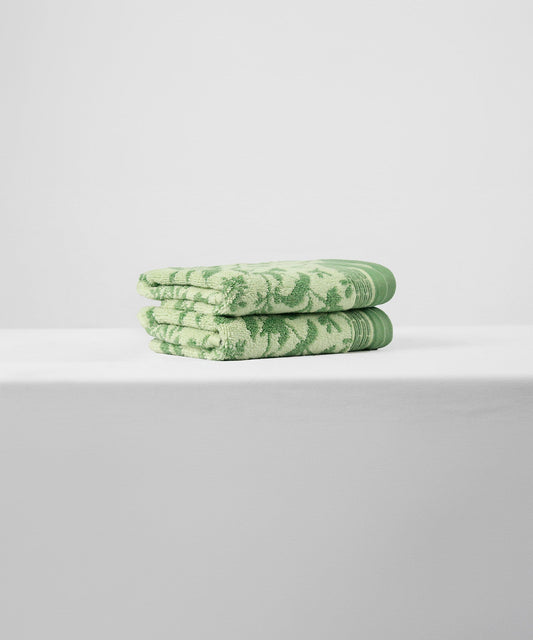 Indulgence Painterly Patterns 2 Pc Hand Towel Set, Amaryliss |575 GSM Cotton