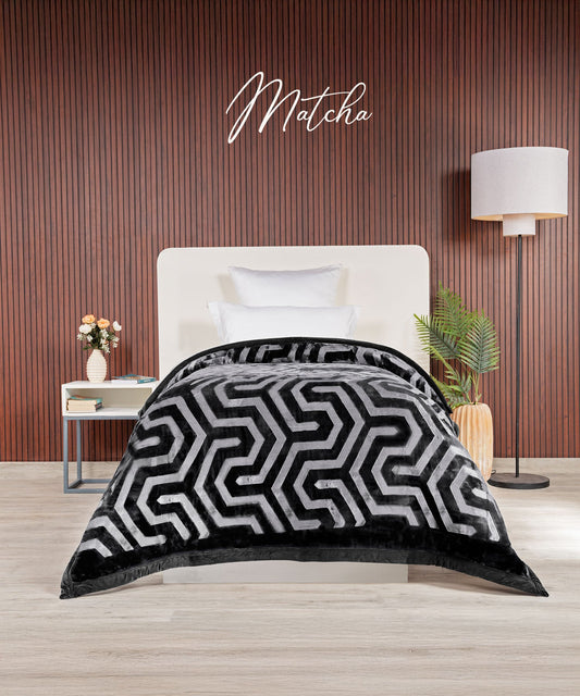 Classic Style me solid Single Blanket, Matcha|2.6 KG