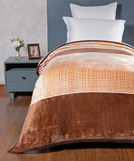 Home Essential Eternal Embrace Single Blanket, Jasper|290 GSM