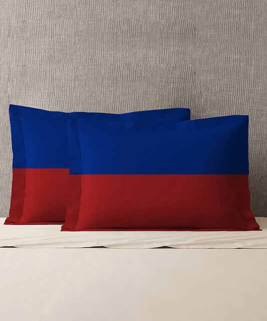 Urban Comfort Pillow Covers Set, Majestic Mandala Red| 144 TC Cotton