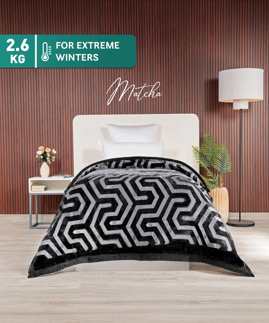 Classic Style Me Solid Single Blanket, Matcha| 2.6 KG