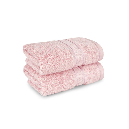 Indulgence 2Pc Hand Towel, Cameo Rose|600 GSM Cotton