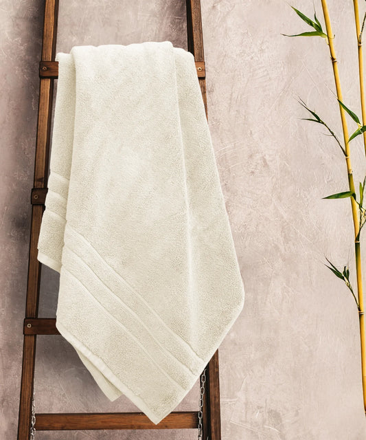 Luxe Home 1Pc Bath Towel, Lamb's Wool| 600 GSM Cotton Bamboo