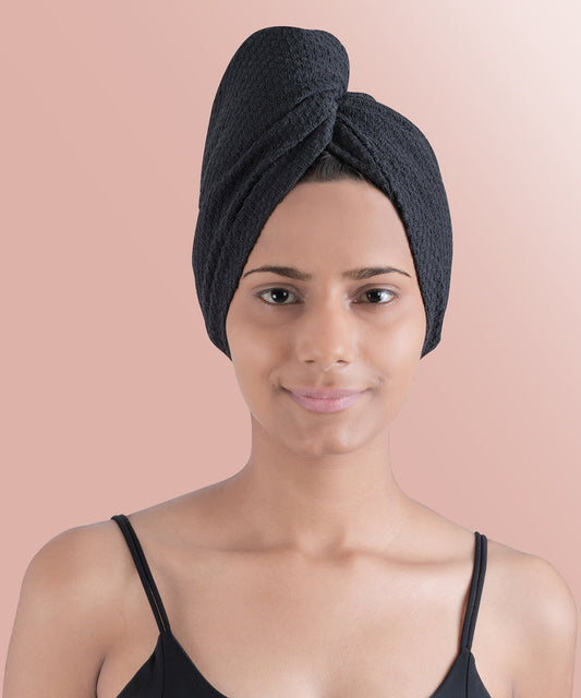 Urban Comfort Headwrap, Shoe Black | 240 GSM Cotton