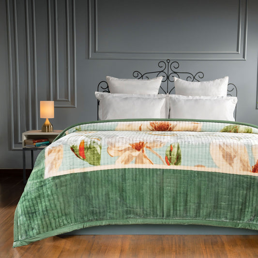 Classic Tranquil Touch Double Blanket, Ivy| 4 KG