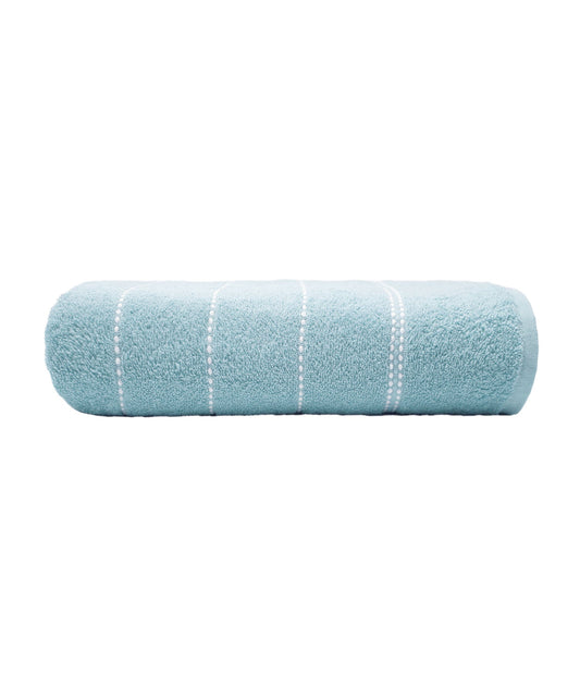 Dusk & Dawn Winter Teal 2 Hand Towel, 400 GSM, Cotton Rich, Weft Insert Solid Towel, Blue