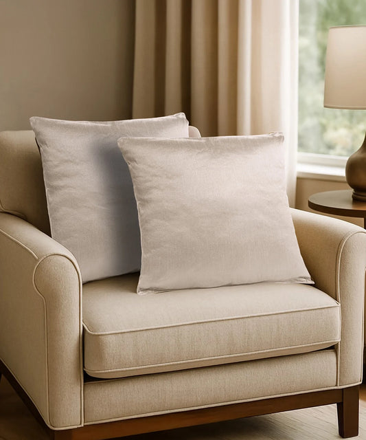 Everyday Solid Single Cushion,Day Lily| 250 GSM Polyester