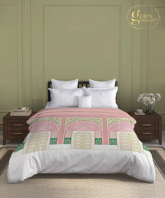 Gates Around The Goble Double AC Comforter, Lirale| 180 TC Cotton