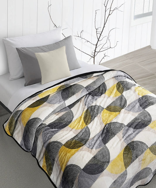 Home Essential Imperial Single Flannel Blanket, Ethan| 1.3 KG