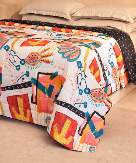 Shivan & Narresh King AC Blanket/Comforter, Surocco|400 TC Cotton Poly