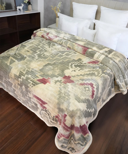 Classic Plushmare Double Mink Blanket,Davian| 5 KG