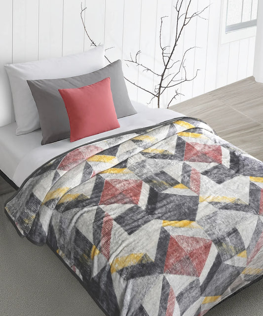Home Essential Imperial Single Flannel Blanket, Levi| 1.3 KG
