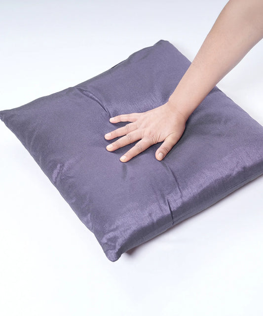 Everyday Solid Single Cushion,Very Peri| 250 GSM Polyester