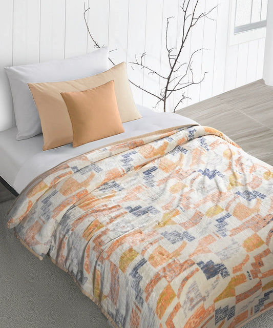 Home Essential Imperial Single Flannel Blanket, Logan| 1.3 KG