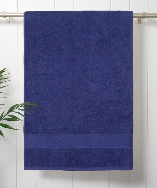 Urban Comfort Bath Towel, New Navy| 450 GSM Cotton