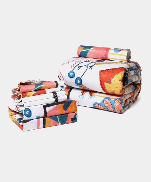 Shivan & Narresh Trousseau Set, Surocco|400 TC Cotton Poly|7 Pc Set