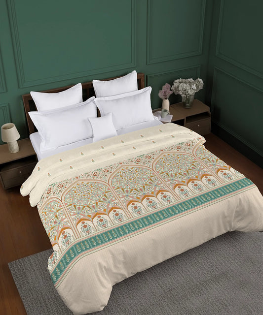 Gates Around The Goble Double AC Comforter, Arqadia| 180 TC Cotton
