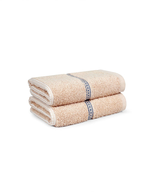 Urban Comfort 2 Pc Hand Towel Set,Hexa Brown| 450 GSM Cotton|Dry Fast