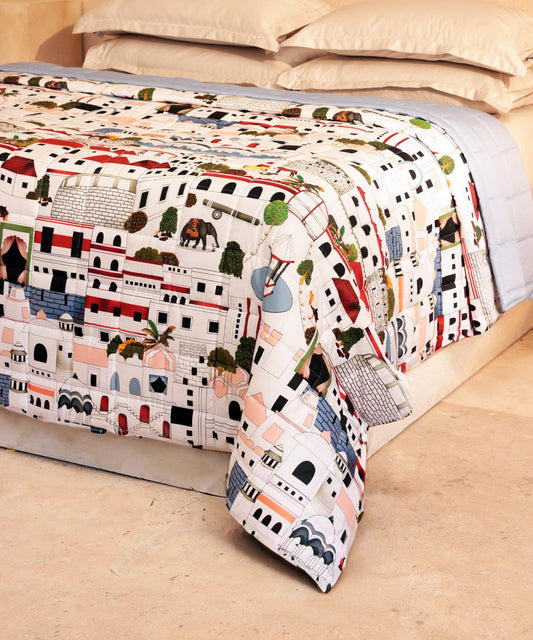Shivan & Narresh King AC Blanket/Comforter, Jaisacape|400 TC Cotton Poly