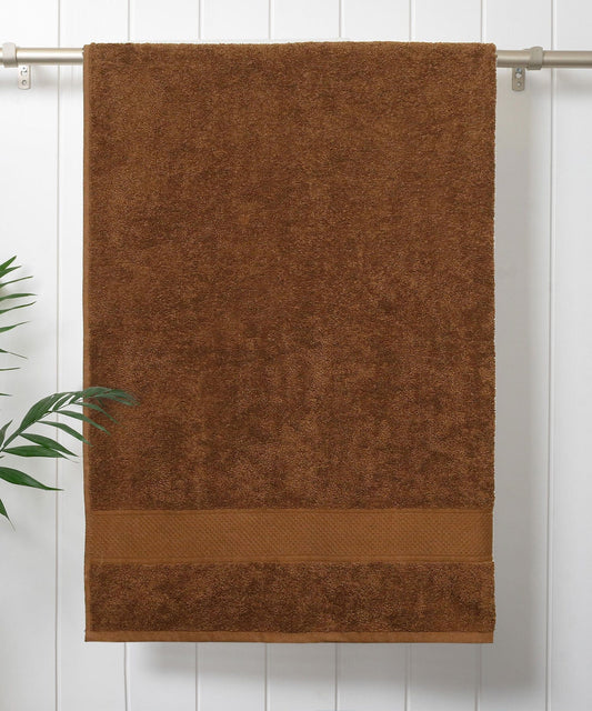 Urban Comfort Bath Towel, Coconut Shell| 450 GSM Cotton