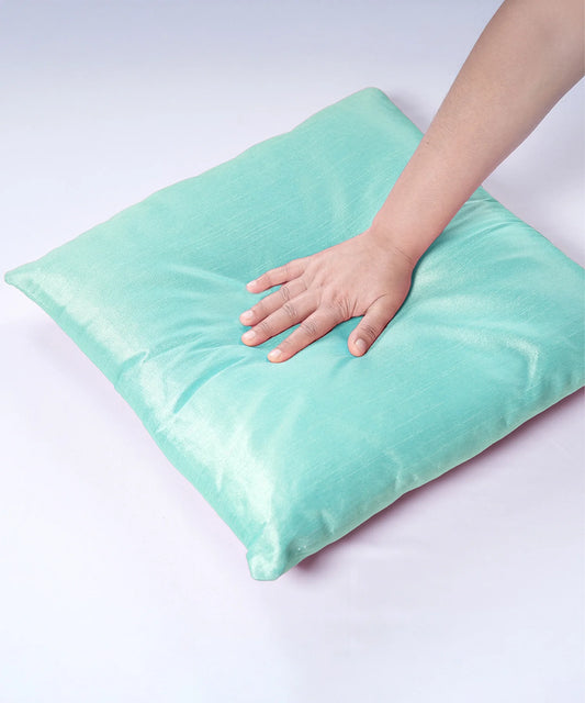 Everyday Solid Single Cushion, Manor Green| 250 GSM Polyester