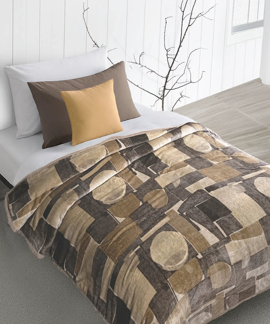 Home Essential Imperial Single Flannel Blanket, Willow| 1.3 KG