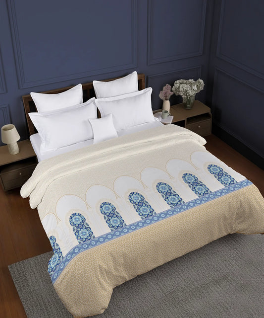 Gates Around The Goble Double AC Comforter, Moorique| 180 TC Cotton