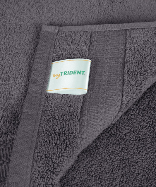 Luxury 3 Pc Face Towel Set, Ash Grey|625 GSM Premium Cotton| Antimicrobial