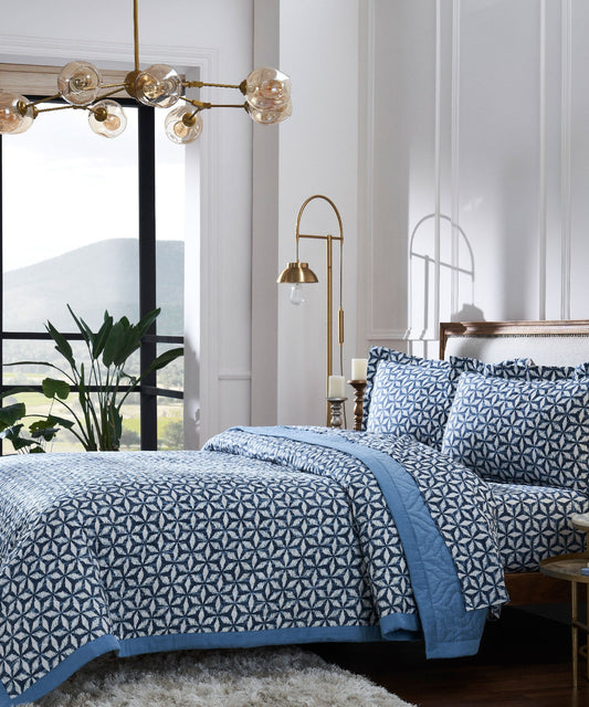 Beautiful Beginnings Trousseau Box , Indigo|5 Pc Set
