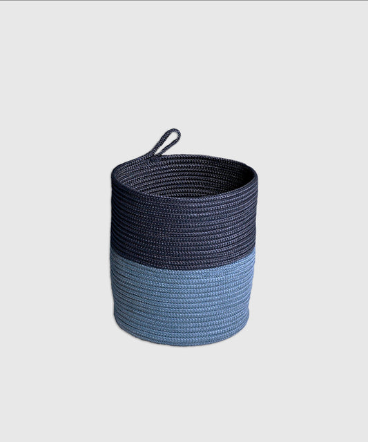 Classic 1 PC Medium Laundry Basket, Blue| 100 % Poly Propylene