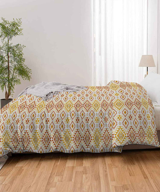 Urban Comfort Single AC Blanket/Comforter, Aria Yellow|120GSM Cotton