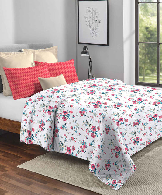 Urban Comfort Double AC Blanket/Comforter, Sunset Magenta |120GSM Cotton