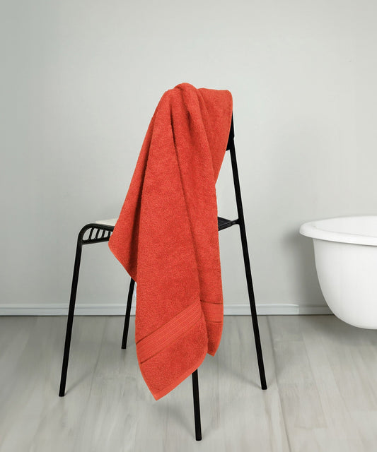 Home Essential Bath Towel,Red Rust