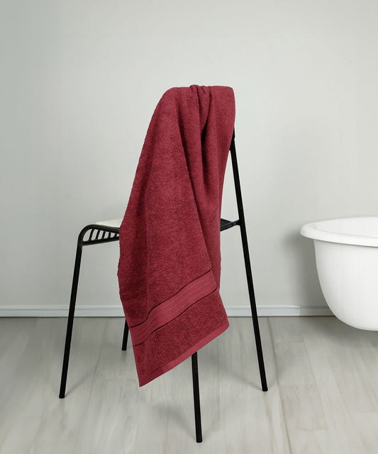 Home Essential Bath Towel,Red Wine