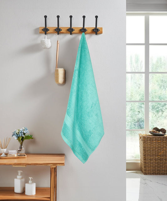 Classic 1Pc Small Bath towel, Waterfall Blue| 525 GSM Cotton