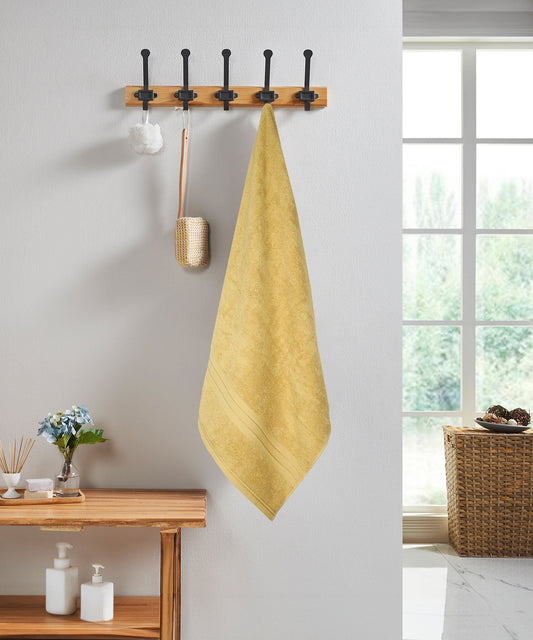 Classic 1Pc Small Bath towel, Golden Haze| 525 GSM Cotton