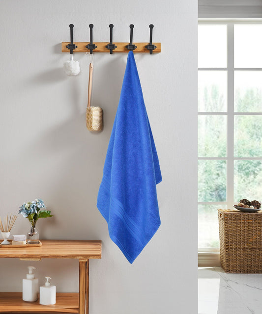 Classic 1Pc Small Bath towel, Palace Blue| 525 GSM Cotton