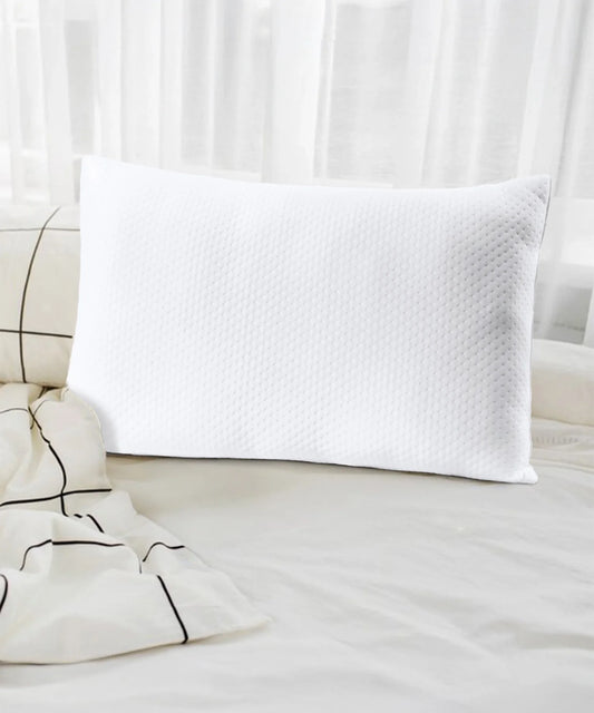 Classic Cozy Comfort 1 Pc Pillow, White|600 GSM Micro Polyester