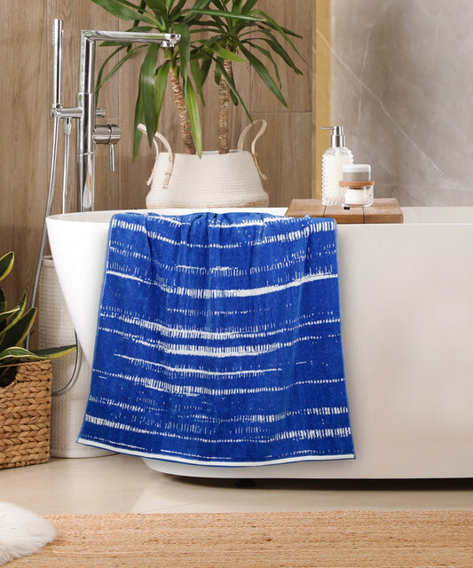 Soft Comfort Fashion 1 pc Bath Towel, Shibori|500 Gsm Cotton