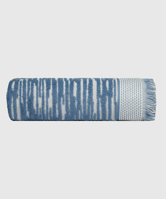 Soft Comfort Fashion 1Pc Bath Towel ,500 Gsm ,  Blue Shadow